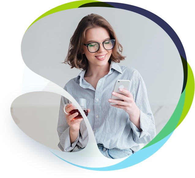 girl-with_phone - Web24hub Girl With Phone